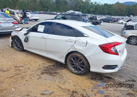 2020 Honda Civic Ex-L from USA, damaged, VIN 19XFC1F74LE008741